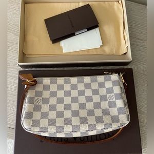 Louis Vuitton Damier Azur Pochette Accessories NM